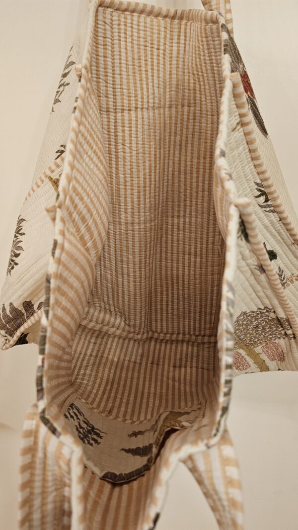 Block&Bloom - Sacred Grove Quilted Tote Bag