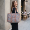Block&Bloom - Peacock Court Quilted Tote Bag