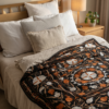 Silk Road - Saffron Harvest Suzani Throw