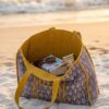 Block&Bloom - Sunflower Darbar Quilted Tote Bag