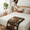 Silk Road - Saffron Harvest Suzani Throw