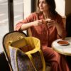 Block&Bloom - Sunflower Darbar Quilted Tote Bag