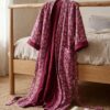 Rang - Plum Lotus Quilted Kimono Robe