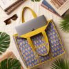 Block&Bloom - Sunflower Darbar Quilted Tote Bag