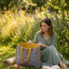 Block&Bloom - Sunflower Darbar Quilted Tote Bag
