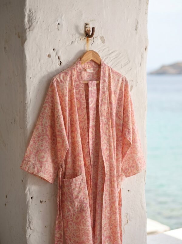 Rang - Blush Floral Kimono Robe