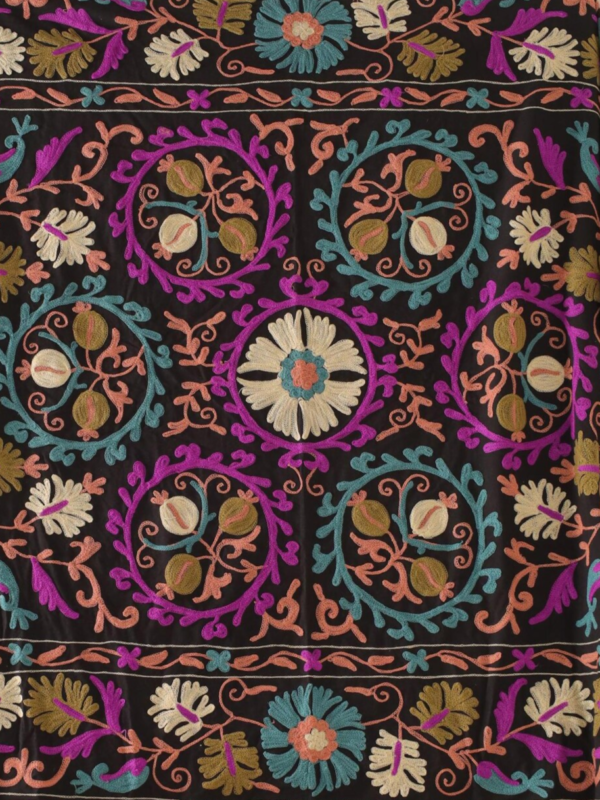 Silk Road - Bukhara Carnival Suzani Throw