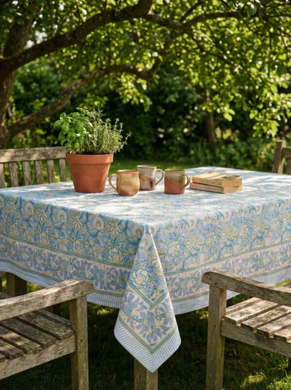Gulbahar - Neeli Jheel Table Linen