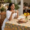 Gulbahar - Sage & Saffron Table Linen