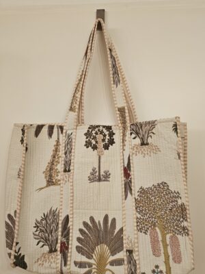 Block&Bloom - Sacred Grove Quilted Tote Bag