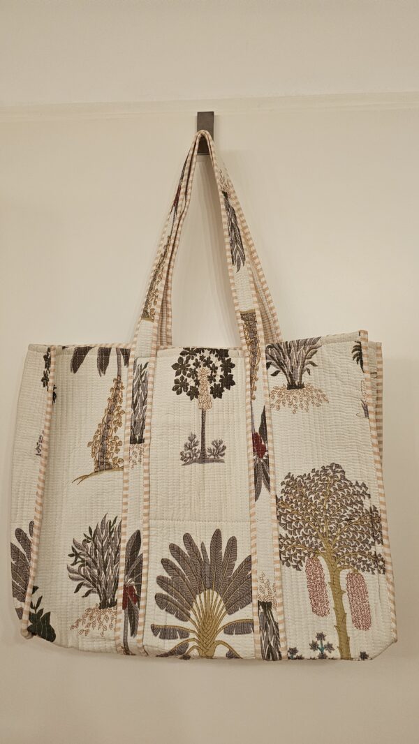 Block&Bloom - Sacred Grove Quilted Tote Bag