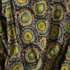 Rang - Olive Peacock Quilted Kimono Robe