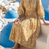 Gulzar - Haldi Midi Cotton Dress