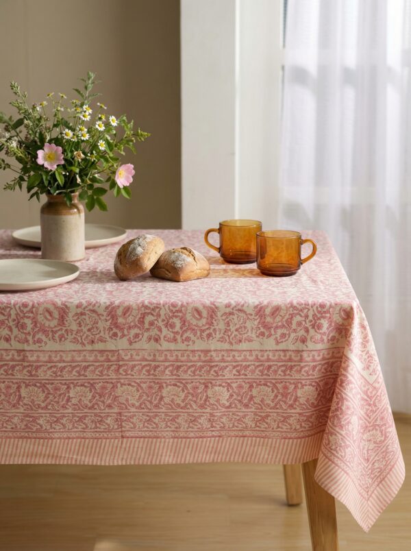 Gulbahar - Rose Jali Table Linen