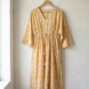 Gulzar - Basanti Midi Cotton Dress