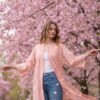 Rang - Blush Floral Kimono Robe