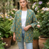 Folk&Bloom - Jade Garden Kimono Jacket