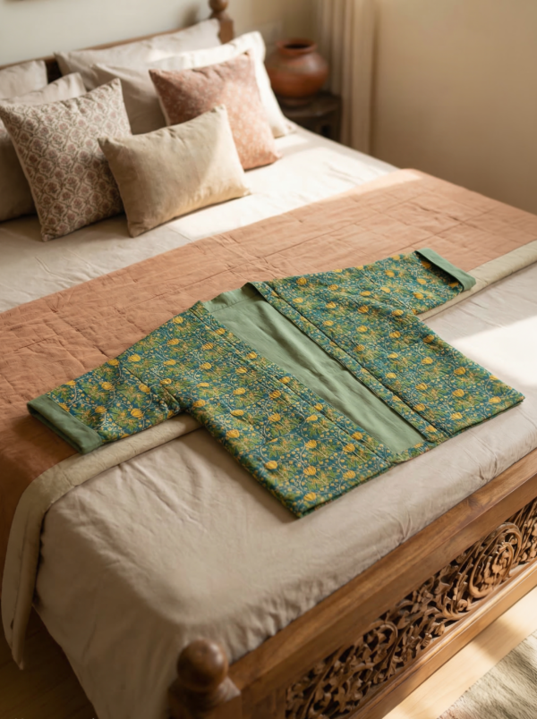 Folk&Bloom - Jade Garden Kimono Jacket