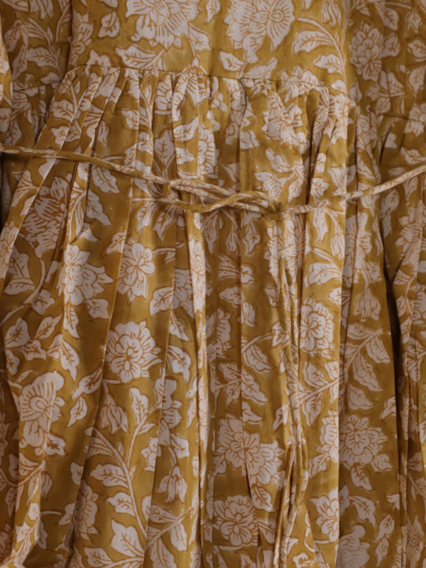 Gulzar - Haldi Midi Cotton Dress
